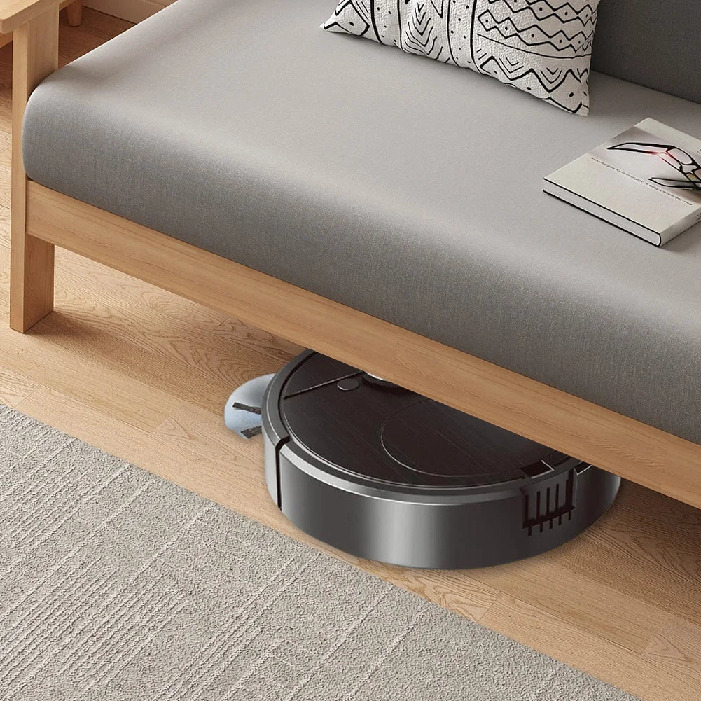 3 In 1 Smart Sweeping Robot with Brush & Mop Robot Vacuum Cleaner Rechargeable Strong Power Sweeping Machine for Home Cleaning
