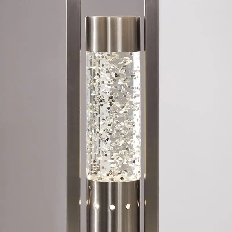 Modern Table Lamp with Water Dancing Light - Sparkling Decorative Home Decor, Satin Night Light for Stylish Interiors