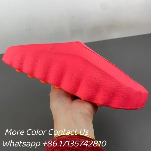 Slide Mules Techs Fragment Design Blackened Blue Light Bone Light Smoke Grey Solar Red Pearl Pink Team Red us13 With Bo