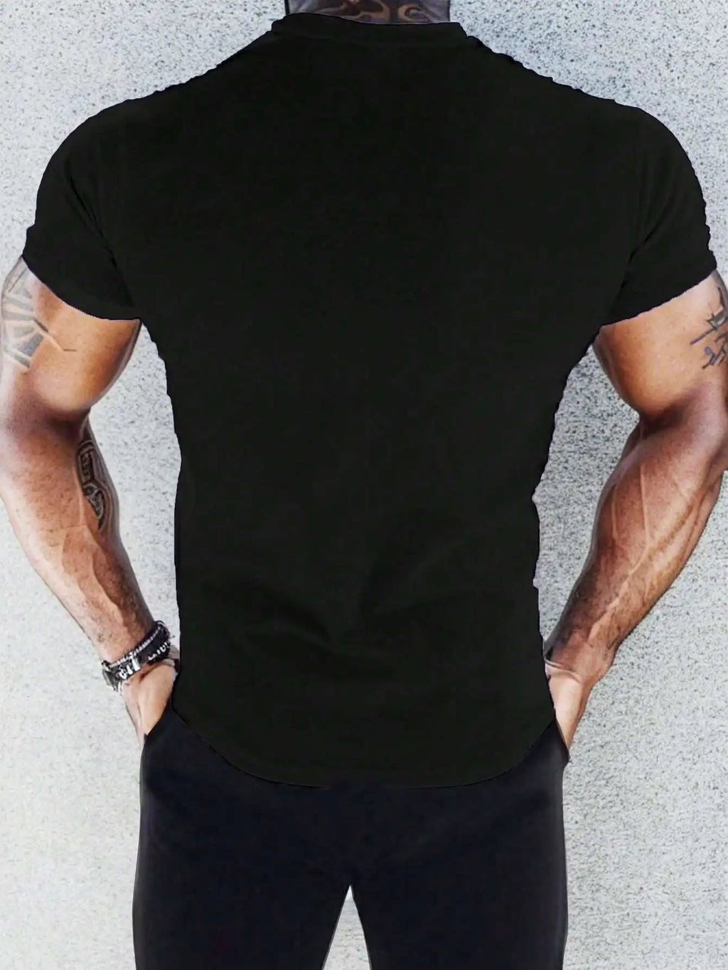 Men's White Crew Neck Short Sleeve T-Shirt with Bull Head Graphic Print, Breathable Fit for Gym & Casual Wear