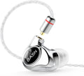 Professional 4-Driver In-Ear Monitors for Musicians, Noise Isolating with Enhanced Bass, CNC Metal Shell, Detachable Cables