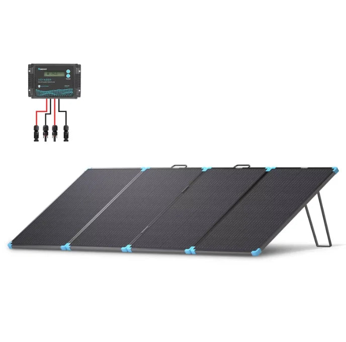 Renogy 220W Foldable Solar Panel Suitcase with 20A Controller, Portable 23% High-Efficiency, for RV Camping Power Station