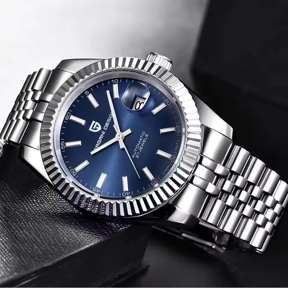 PAGANI DESIGN 42MM Log dating Men Watch Top Brand Luxury Automatic Watch Stainless Steel Waterproof Mechanical Watches For Men