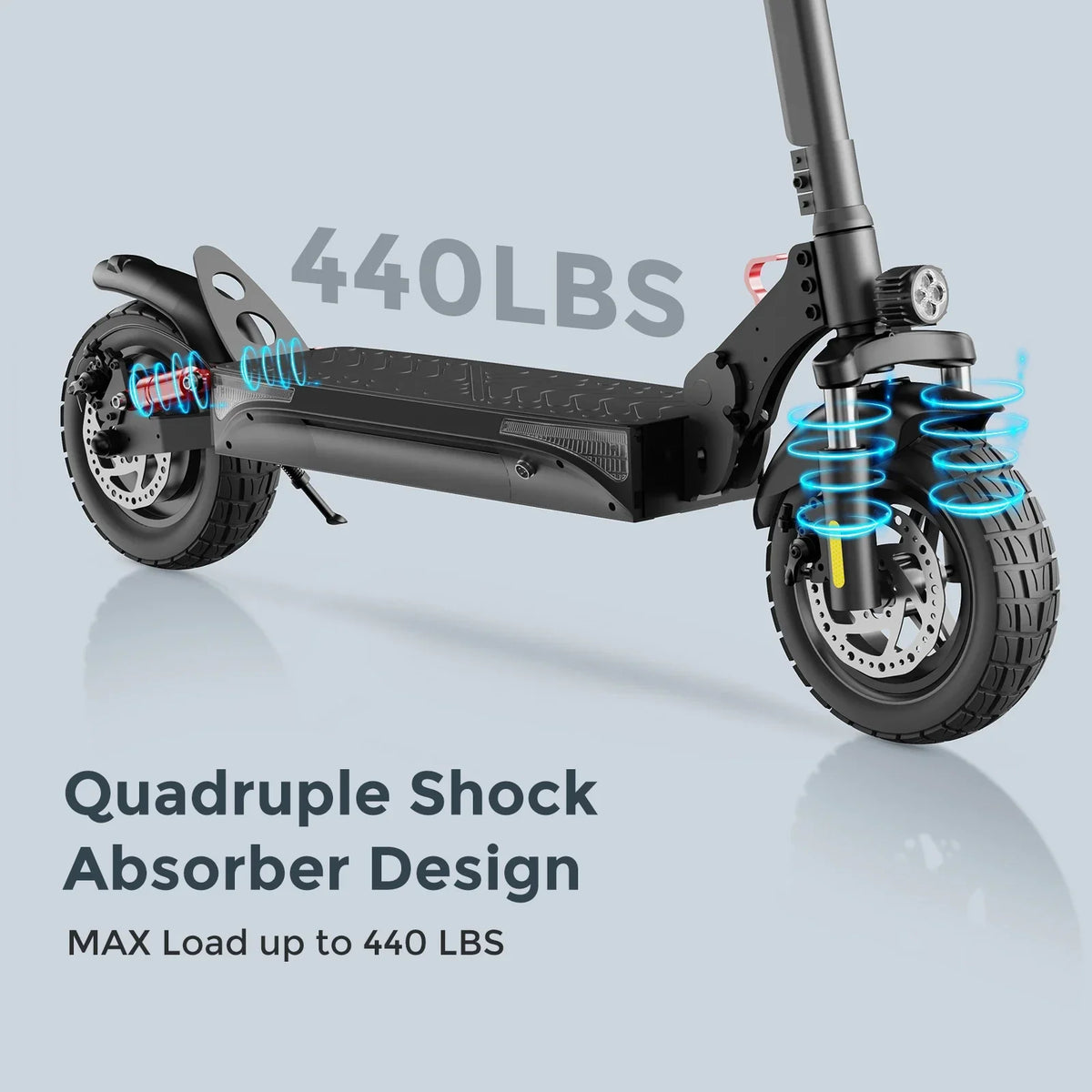Circooter Mate adult electric scooter, 800W motor, 48V12.5AH, folding E-scooter, 10-inch tires, E-mountain scooter
