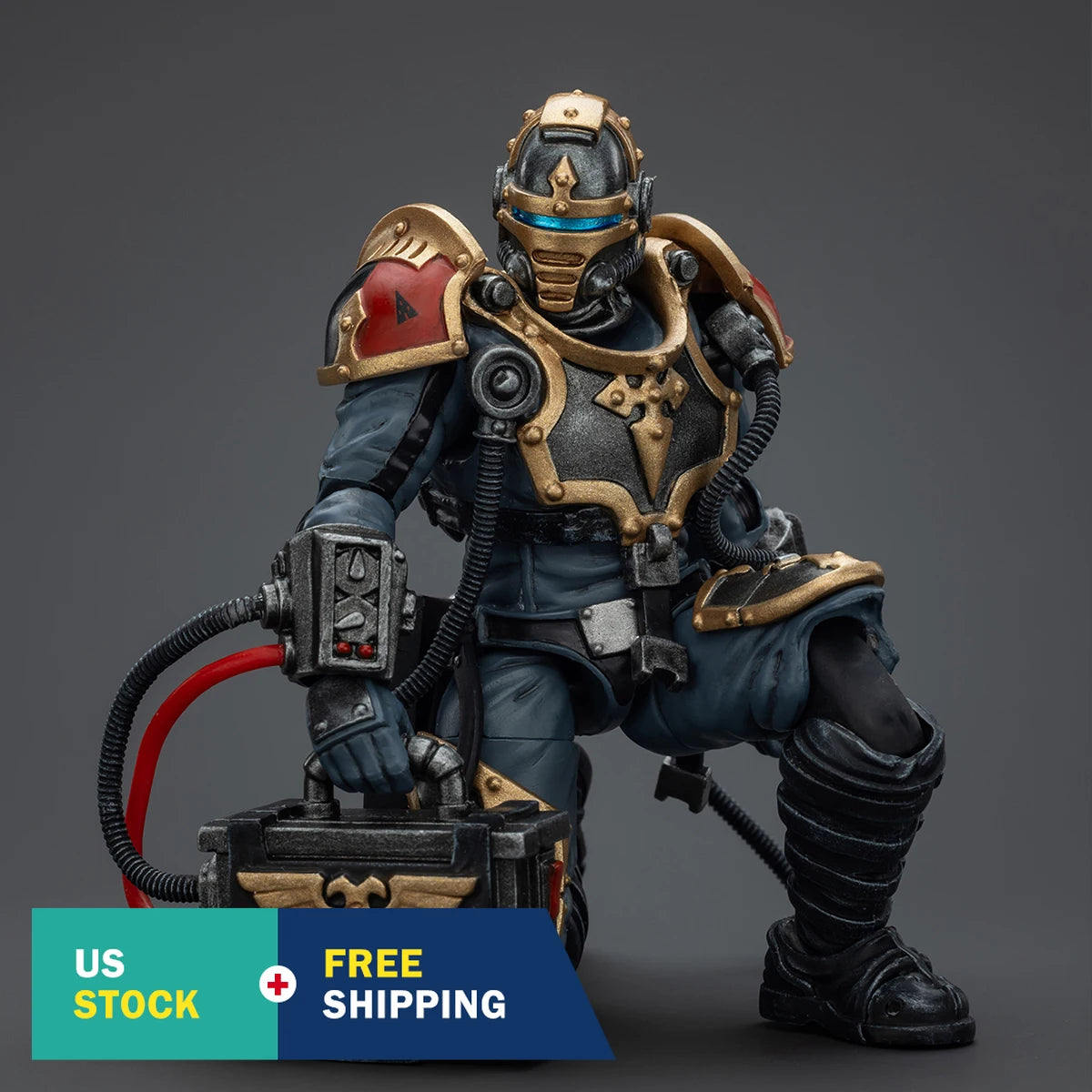 HiPlay JOYTOY Warhammer 40K Imperial Knights House Raven Knight Errant 1/18 Action Figures