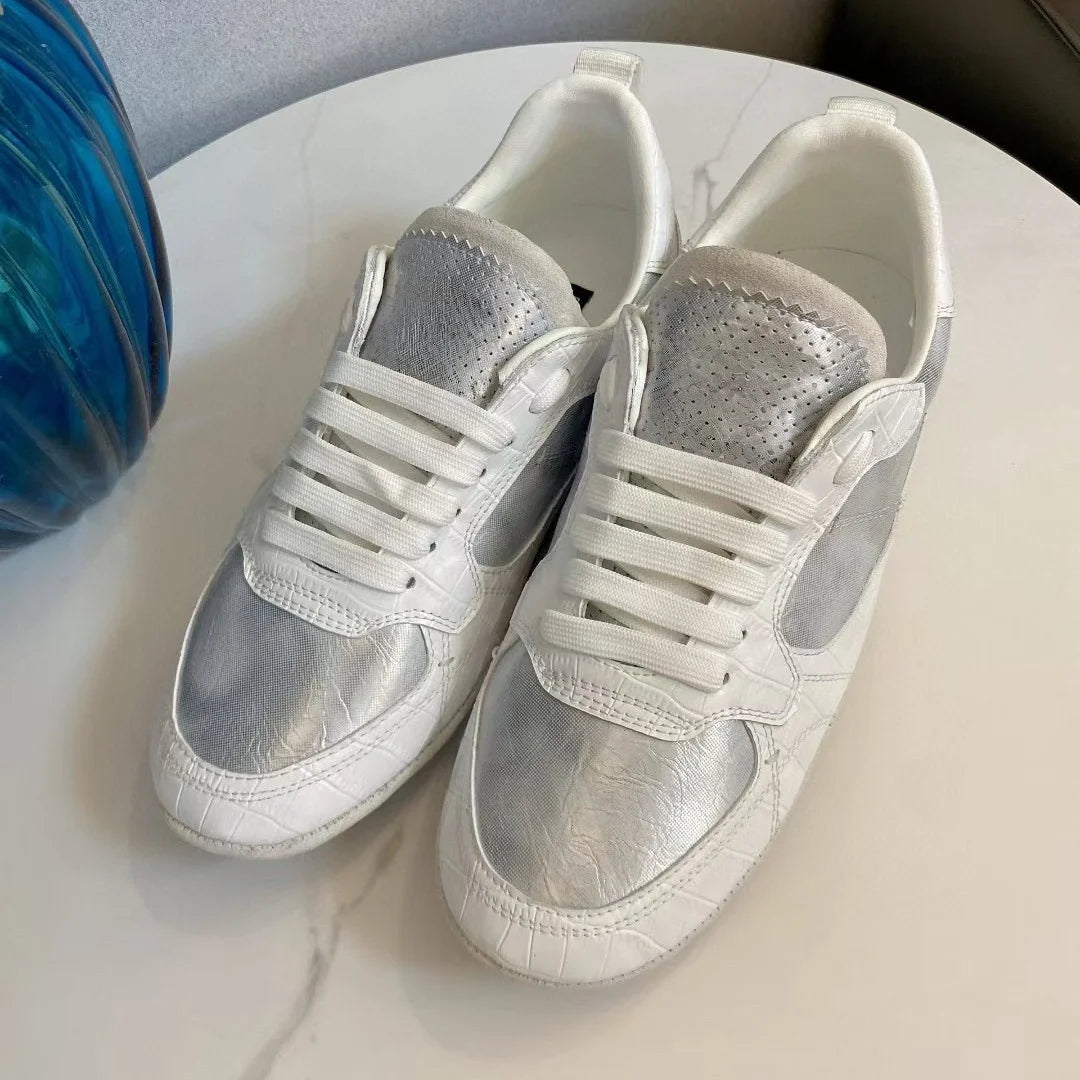 Women's men Luxury Brand Flat Casual Shoes Letter Printed Breathable Comfortable Fashion Sneakers