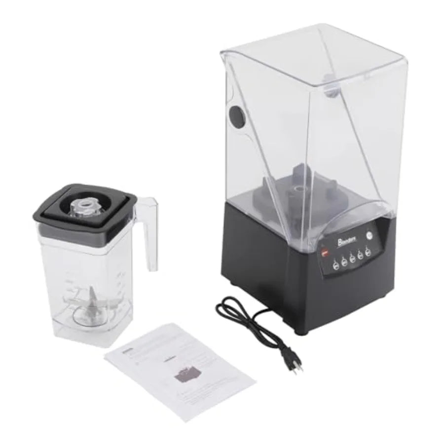 2600W Commercial Smoothie Machine for Kitchen with 0.48 Gallon Ccity 5 Time Settings 23000rpm Countertop Blender for Juices Sha