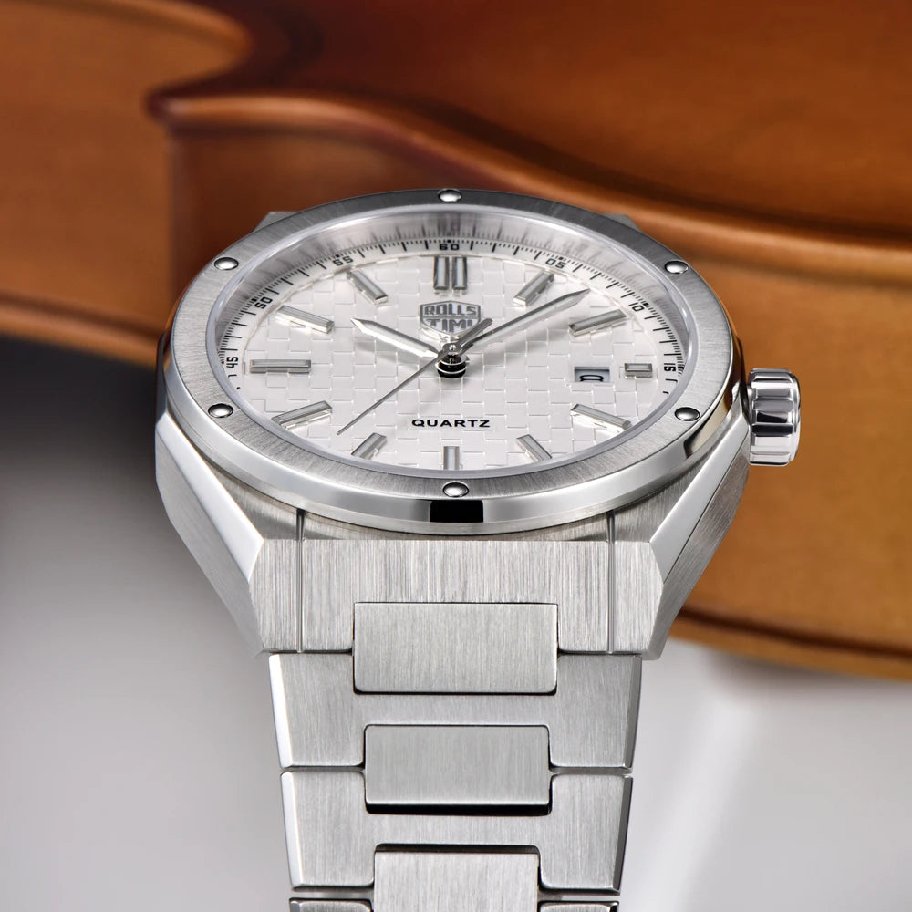 2026 New RollsTimi Men's Quartz Watches Top Brand Luxury Man Sports Watch For Men AR Sapphire Mirror Stainless Steel Waterproof