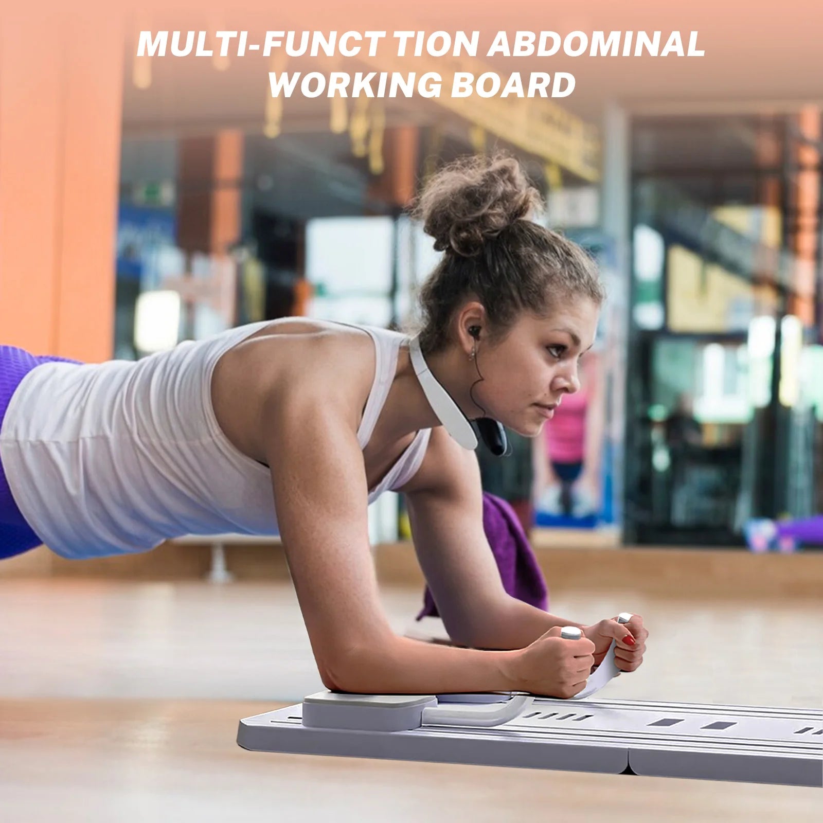 Multifunctional Fitness Board Abdominal Board Push Up Plate Pilates Board Ab Board Reformer Fitness Core Workout Equipment