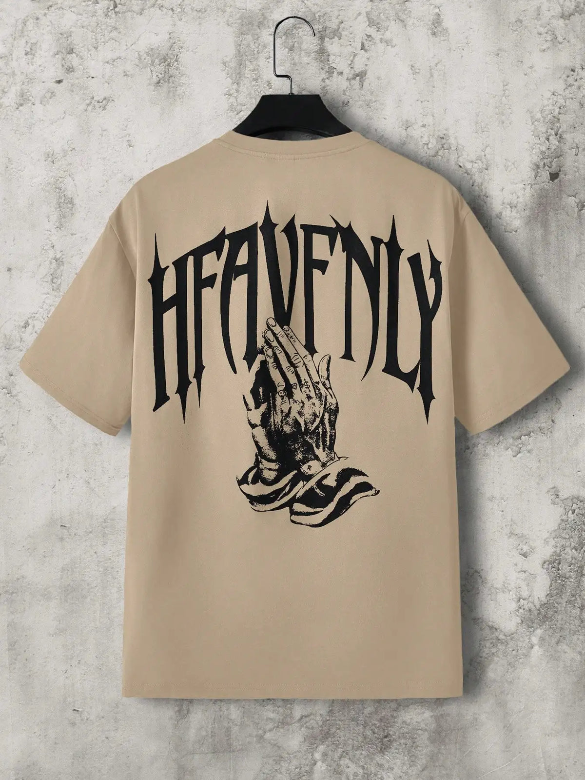 Loose Fit Men's Graphic Print T-Shirt, Gothic Style, Streetwear Casual, Summer