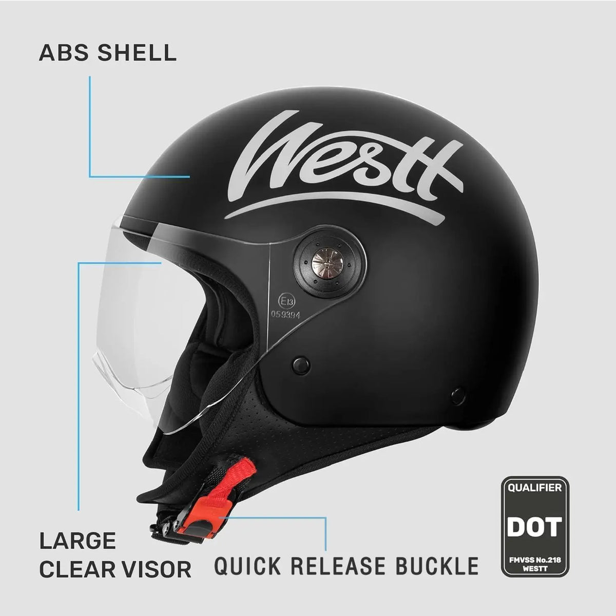 Retro Half Helmet Motorcycle Cruiser Helmet German Style Vintage Casco Moto Open Face Chopper Biker Pilot DOT Capacetes Para