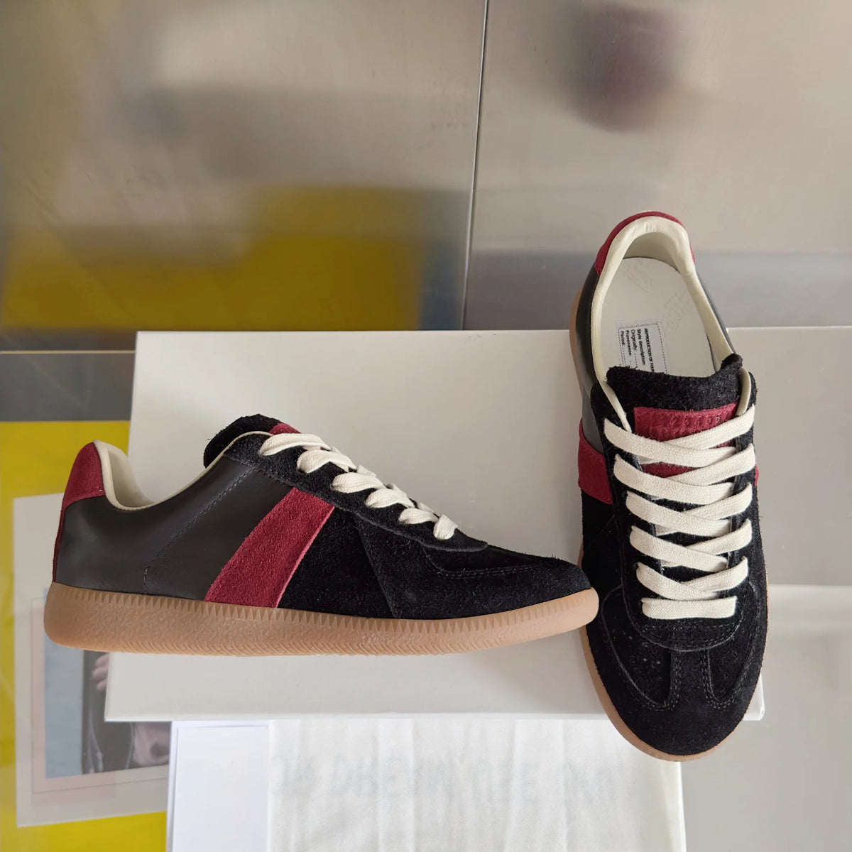 New 2026 German Army Trainer GAT Flat Sole Round Toe Unisex Couples Versatile Fashion Retro Classic Casual Sneakers Board Shoes