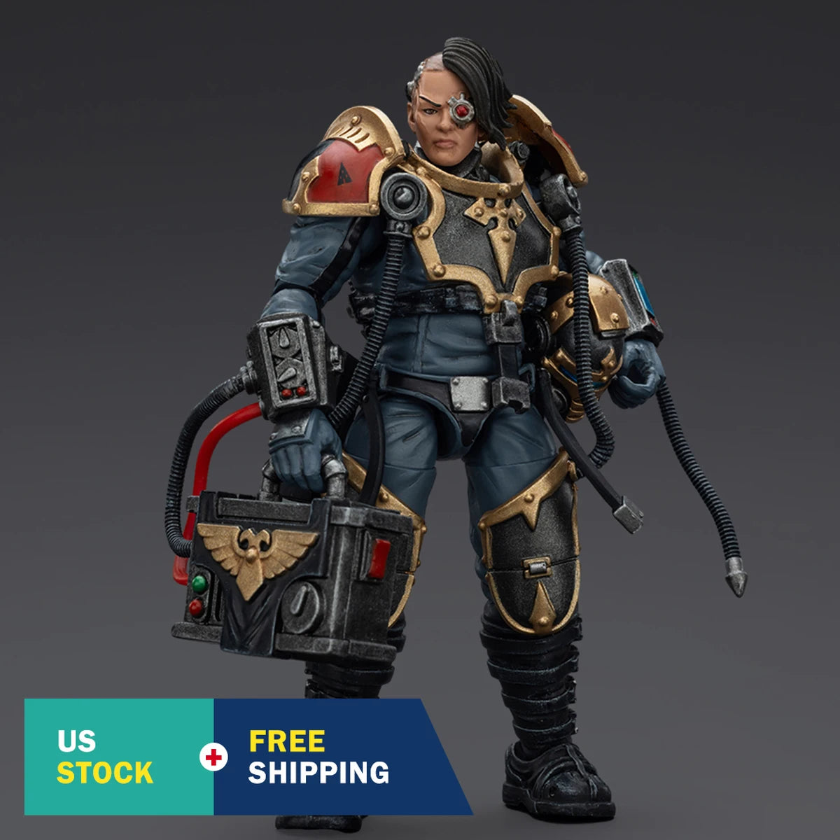 HiPlay JOYTOY Warhammer 40K Imperial Knights House Raven Knight Errant 1/18 Action Figures