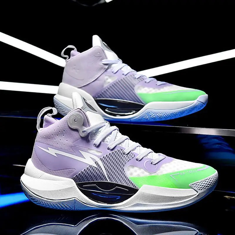 2026 New Fashion Basketball Shoes for Men Women High Top Durable Anti-slip Couple Sneakers Sports Training Casual Shoes
