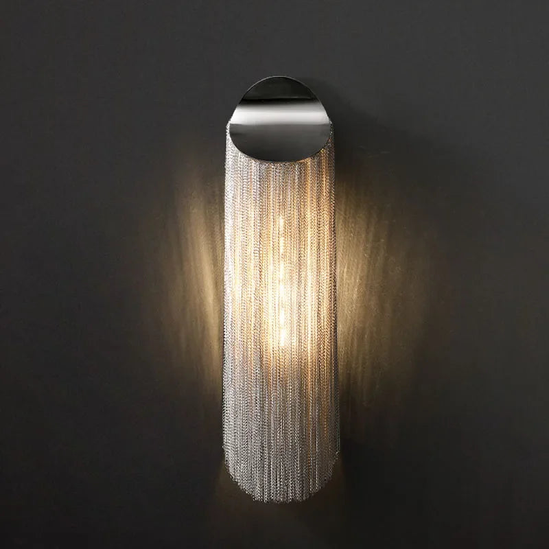Tassel Wall Lamp for Living Room Modern Simple Background Bedroom Bedside Aisle Indoor Lighting  Home Decor Wall Lights for Home