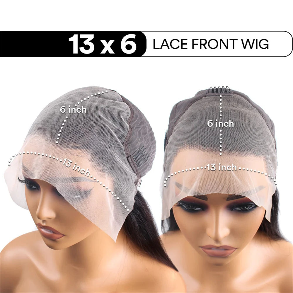 210 Density Body Wave Human Hair Wigs 4/27 Highlight 13x6 Lace Frontal Wig Human Hair Pre plucke Brazilian Lace Wig For Women