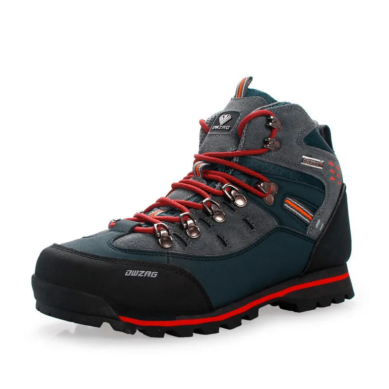 Men's High Top Hiking Shoes Outdoor Trekking Sports Shoes Lightweight Trail Running Walking Shoes Tourist Footwear
