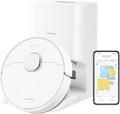90-Day Self-Emptying Robot Vacuum Mop Combo with LiDAR Navigation, App/Voice Control for Pet Hair, Carpets & Hard Floors