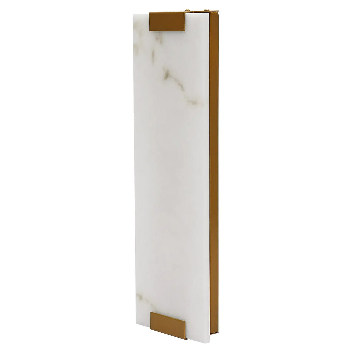 Alabaster Rectangular Wall Light G9 Lamp Base Modern Sconce for Bedroom Kitchen Living Room Interior Lighting 15x46cm