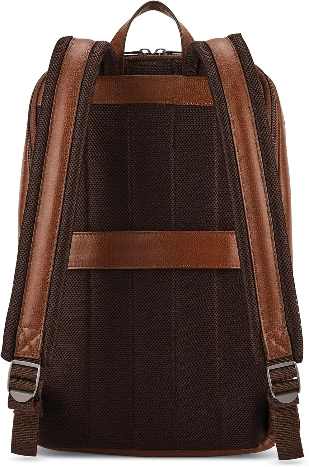 Classic Leather Slim Backpack for Men and Women, Durable Water-Resistant Design, Perfect for Travel and Daily Use