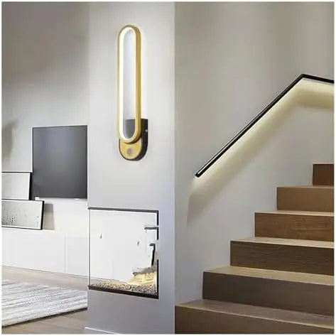 Smart Human Sensing Modern Wall Lamp - Decorative Lighting for Living Room Bedroom Study & Corridor - Stylish Chandelier Ceiling