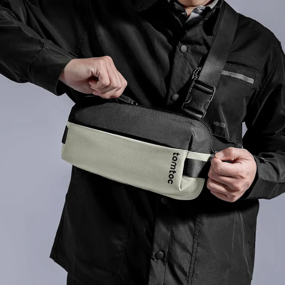 Compact Sling Bag 3L-10L, Minimalist Crossbody Bag Chest Shoulder Pack for Men Women,