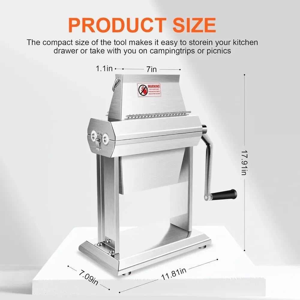 Commercial Meat Tenderizer Machine 40 Blade Heavy Duty for Steak Chicken Pork Easy Clean Stainless Steel Kitchen Tool