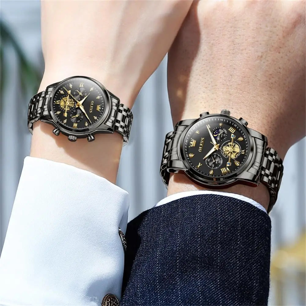 Valentine's Couple Matching Watches Set for Men and Women, Romantic Wedding Gifts, 2-Piece
