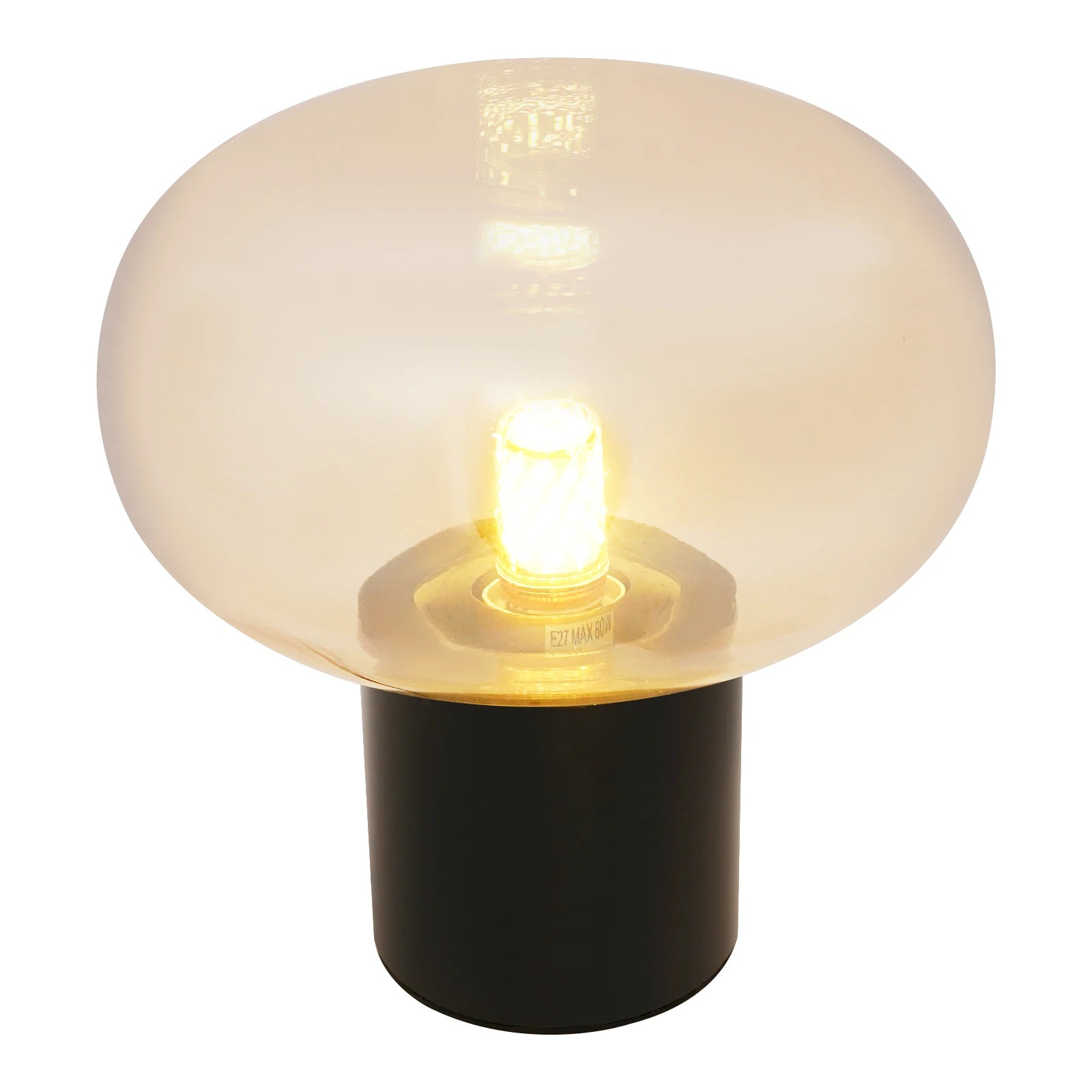 Art Decorative Bedside Table Lamp Simple Nightstand Lamp Mushroom Table Lamp for Living Rooms Dining Rooms Bedrooms Entrances