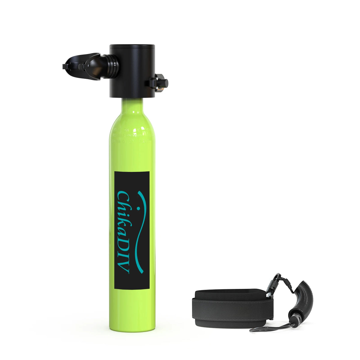 ChikaDiv S300 0.5L diving tank with Rope and Can be used underwater for 5-10 minutes, outdoor leisure swimming gear for gifts