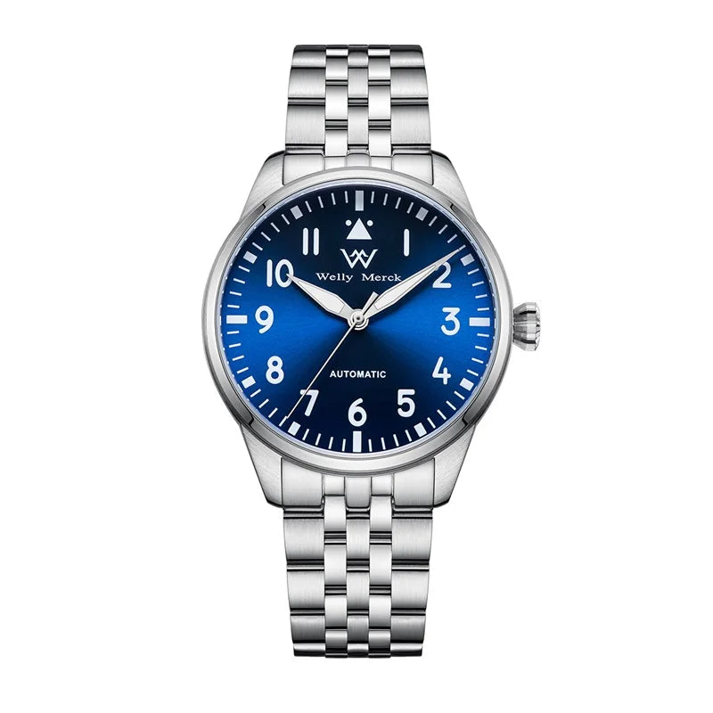 WM Watch Automatic Mechanical Watches Waterproof Multifunctional Business Men's Watches Watch Welly Merck Watch WM165M