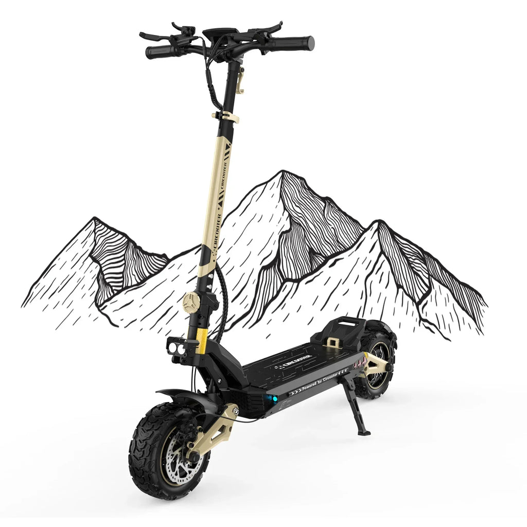 Circooter Cruiser pro adult electric scooter, 2400W motor,48V 20AH folding E-scooter, 11-inch tire, E-off-road scooter