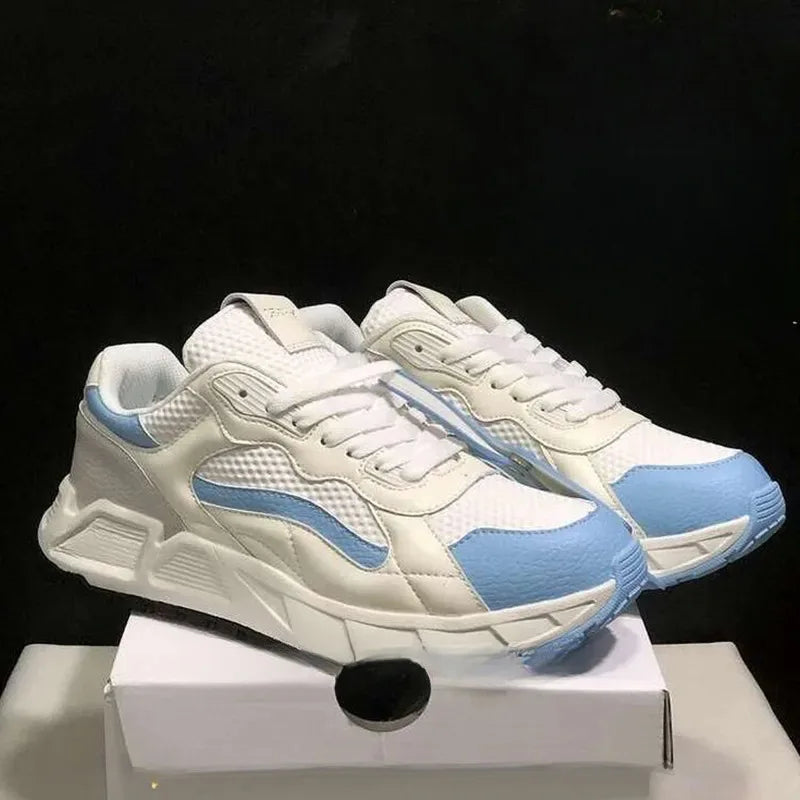 2026 New Panda White Sneakers Men Women Thick Sole Height Increasing Casual Skateboard Shoes Fashion Breathable Sports Shoes