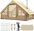 Inflatable Tents for Camping, Large Inflatable Camping Tent with Hand Pump, Easy Setup Tents for 4-6 People, Portable Glamping