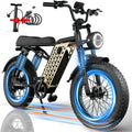 Electric Bike for Adults,20MPH, 48V 13Ah Battery 40-65Miles Ebike Moped Style, 20*4.0'' Fat Tire Electric Dirt Bike