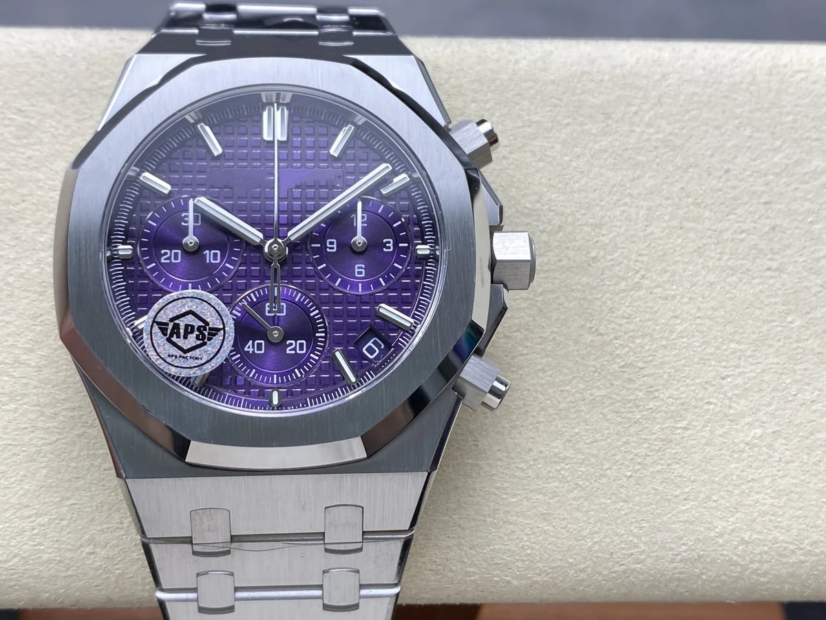 Luxury Mechanical Watch Super Quality Waterproof 41mm with APS Factory 4401 Movement 26240 Multi-Function Chrono Watch