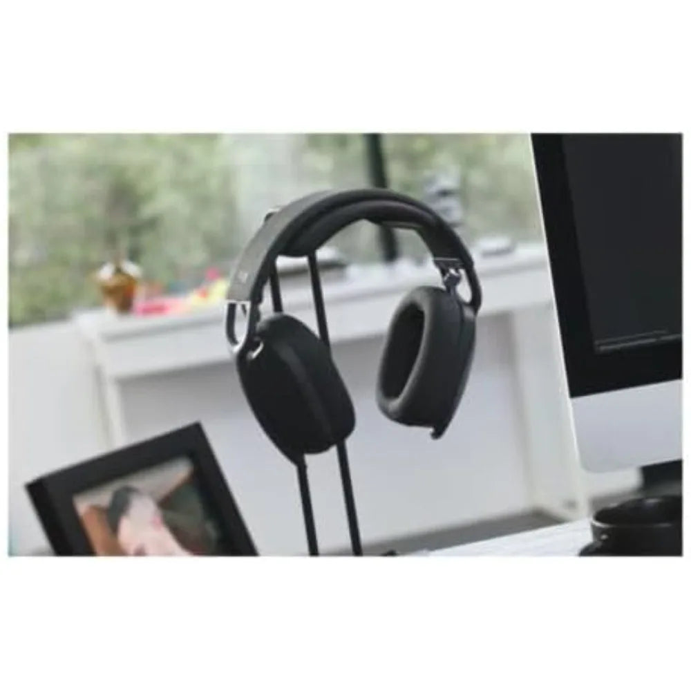 Lightweight Wireless Over-Ear Headphones with Noise Canceling Mic, Advanced Bluetooth for Teams, Zoom, Mac/PC - Graphite