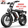 Hot 2000w Adult Electric Bike Man,20 26 Inch Adjustable Front Brake Seat 48v 15ah 17.5ah 20a Aluminum Alloy,for Electric Bicycle