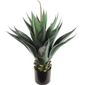 36 Lifelike Artificial Agave Floor Plant with Pot Real Touch Indoor Outdoor Decor Low Maintenance Home Office Greenery Natural