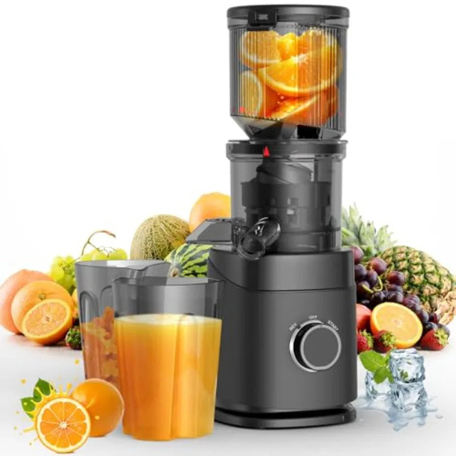 Juicer Machines Cold Press Juicer Professional for Maximum Nutrients High Yield Ultra-Quiet Motor Efficient with Leafy Greens t