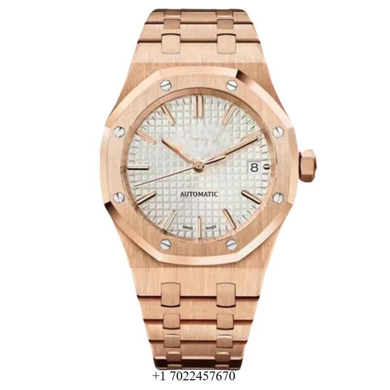 Luxurious Ladies' Watch Factory Oakk Automatic Mechanical 37mm Stainless Steel Case ETA 324 Movement Pointer 20BAR Water