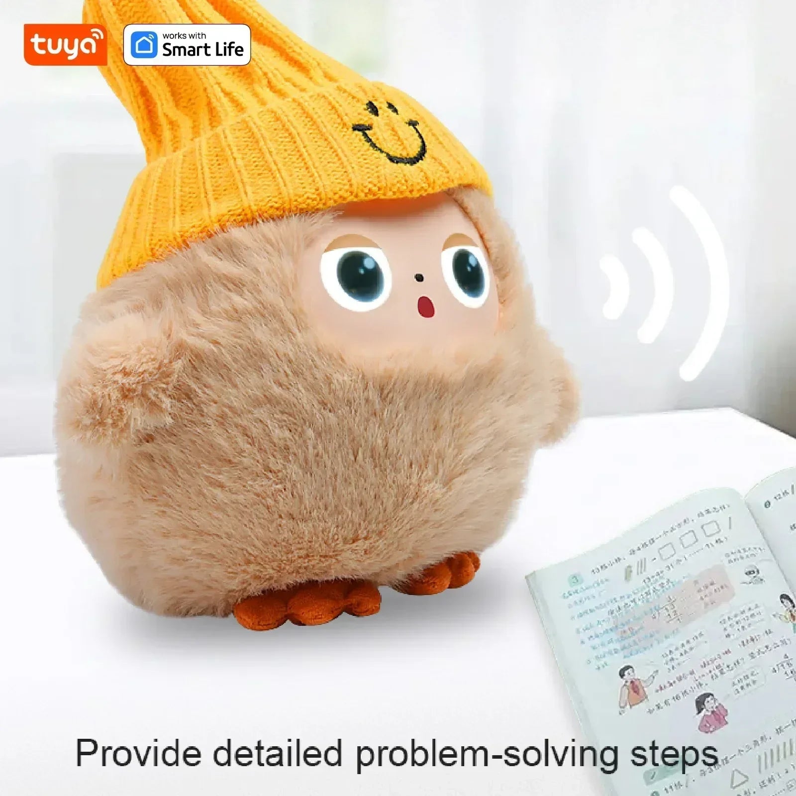Smart Voice & LED Eyes, Tuya App Rechargeable E-Pet, Interactive Companion for Kids/Adults, Gift-Ready Top Gift Choice Hot Sale
