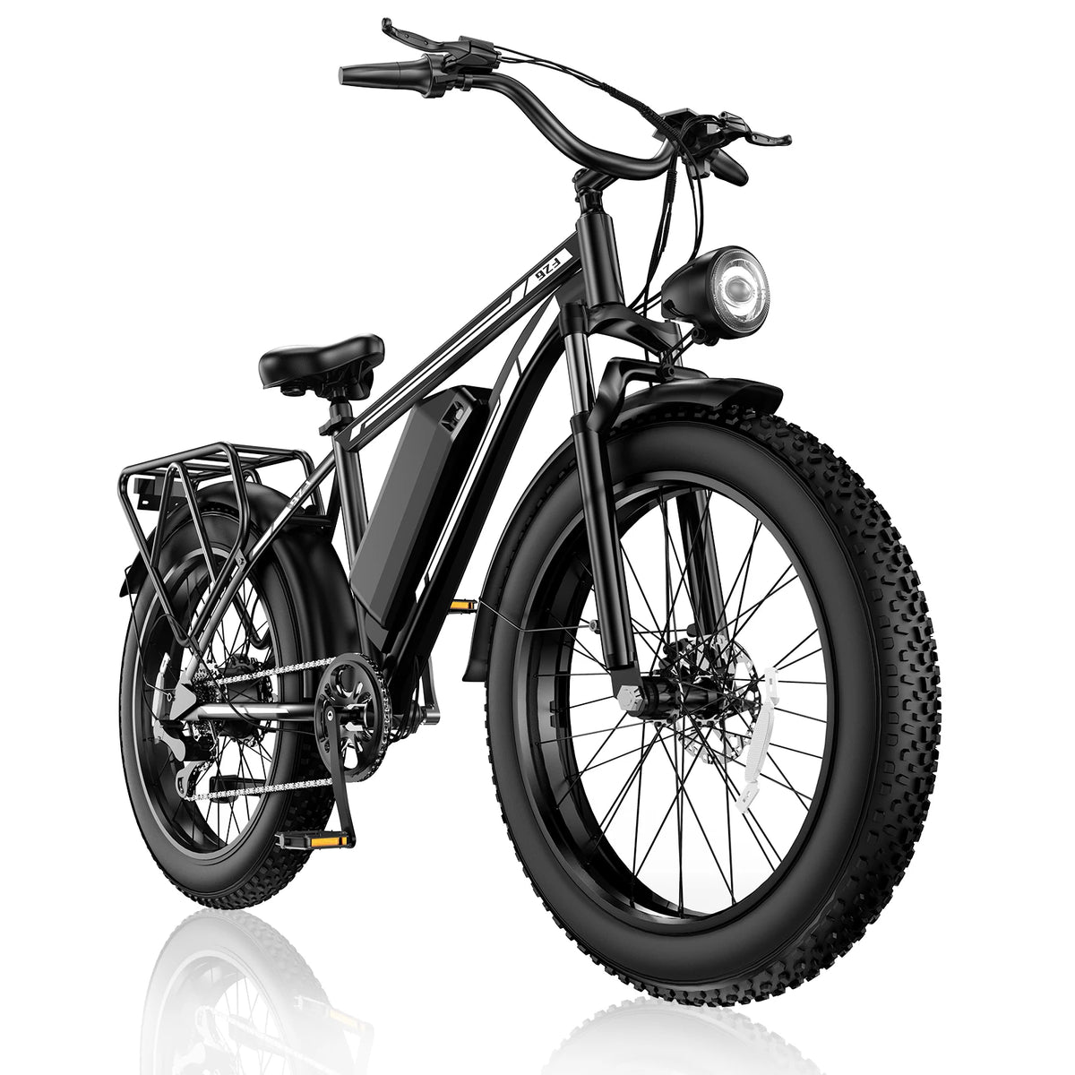 Keemigo 1000W Powerful Motor Electric Bike 20*4'' Off Road Fat Tire 48V15.6Ah Battery 330lbs Max Load 31MPH Max Speed For Adult