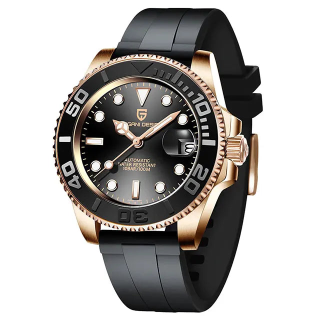 PAGANI DESIGN New 1651 Mechanical Watch 40mm Men Wristwatch Sapphire Glass Stainless Steel Waterproof Automatic Watches for Men