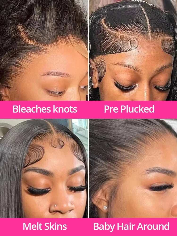 100% Human Hair 13x6 13x4 Bone Straight HD Lace Frontal Glueless Wigs 7x5 Ready To Wear Vietnamese Virgin Hair Wigs For Women