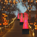 24LED Fake Flame Lamp,3D Stage Fire Campfire Centerpiece Flame, Electronic Night Light Prop, Realistic Silk Flame Lamp