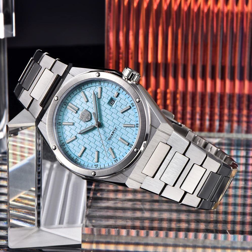 2026 New RollsTimi Mens Watches Top Brand Luxury Quartz Watch For Men AR Sapphire Mirror 100M Waterproof Luminous Man Gift Clock