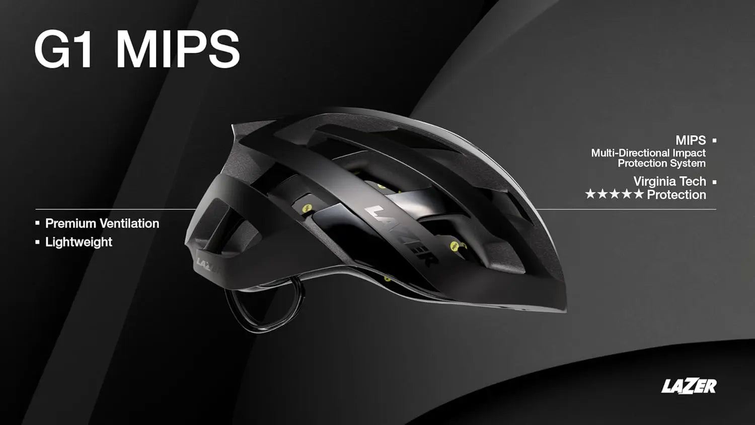 Lightweight Adult Road Bike Helmet with MIPS, High Performance Cycling Protection and Ventilation