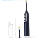 Sonic Electric Toothbrush with Water Flosser, Cordless Oral Irrigator for Travel, Up to 100% Plaque Removal, Dark Violet