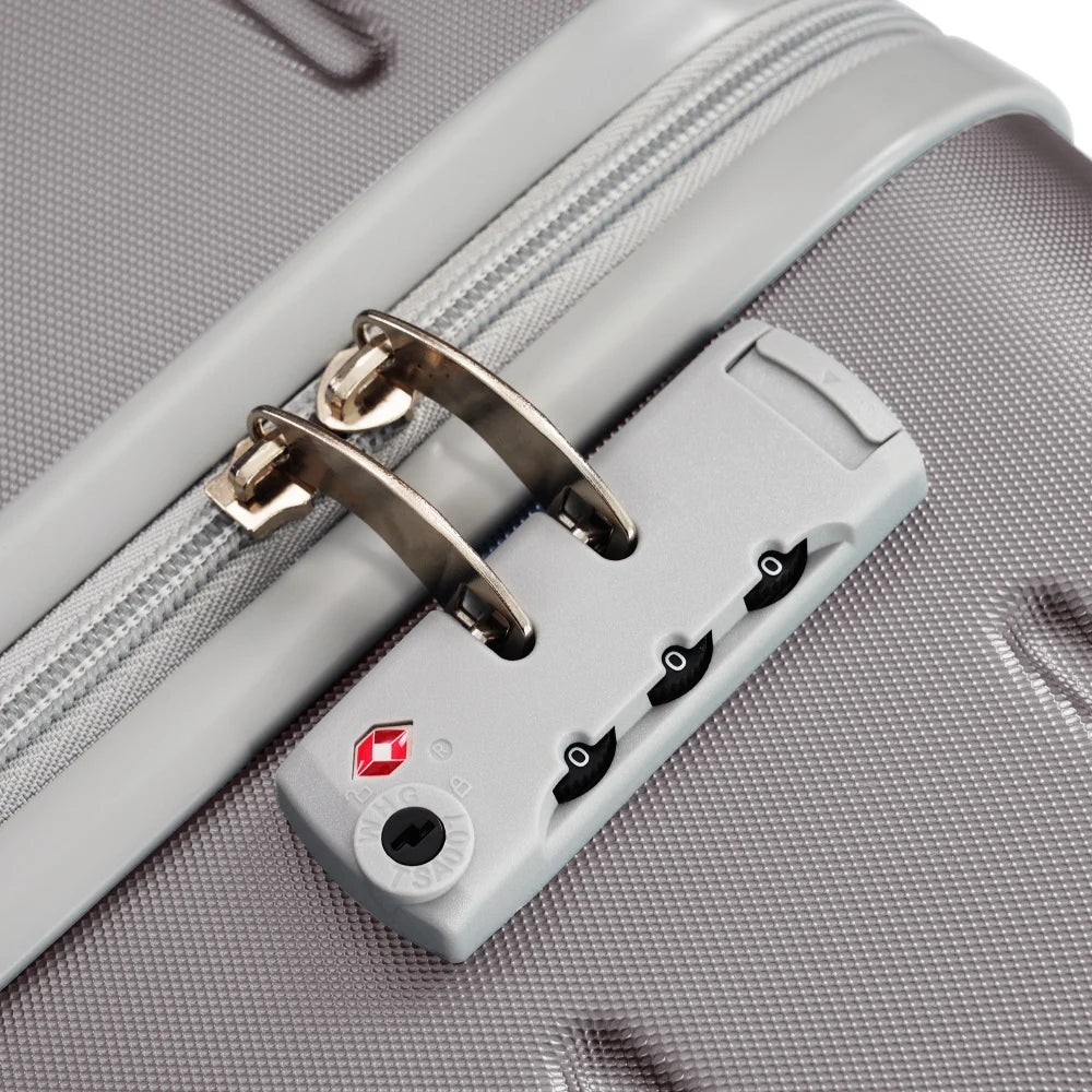 Durable Premium ABS 3 Piece Luggage Set 20/24/28 Inch TSA Lock 360° Spinner Wheels Travel Suitcase for Trip